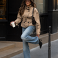 Women’s Cropped Trench Coat with Tailored Silhouette for Casual & Smart Wear