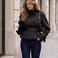 Women’s Cropped Trench Coat with Tailored Silhouette for Casual & Smart Wear