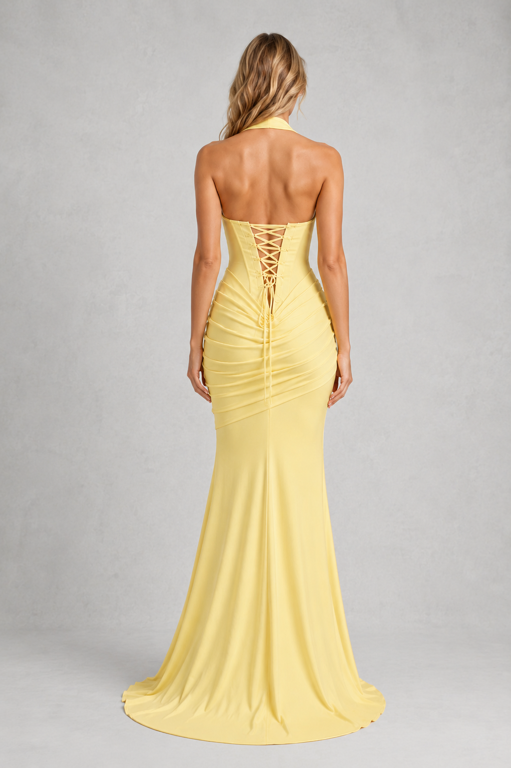 Women’s Draped Corset Evening Gown - By Hayley