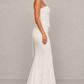 Women’s Embroidered Corset Gown with Floral Detail for Wedding & Formal Occasion Wear