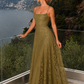 Women's Floral Lace Maxi Wedding Guest Dress - Formal Occasion Dress