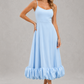 Women’s Flowing Midi Dress with Defined Waist for Everyday & Occasion Wear