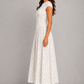 Women’s High Neck Polka Dot Maxi Dress - By Hayley