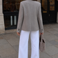 Women’s Lightweight Travel Blazer with Tailored Fit for Spring & Smart Casual Wear