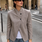 Women’s Lightweight Travel Blazer with Tailored Fit for Spring & Smart Casual Wear