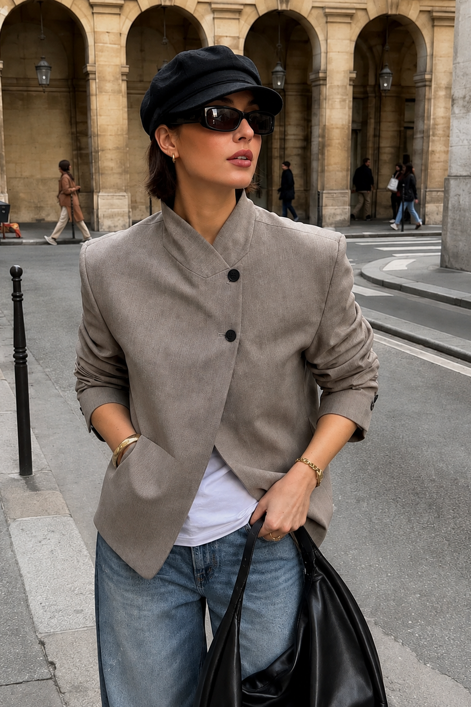 Women’s Lightweight Travel Blazer with Tailored Fit for Spring & Smart Casual Wear