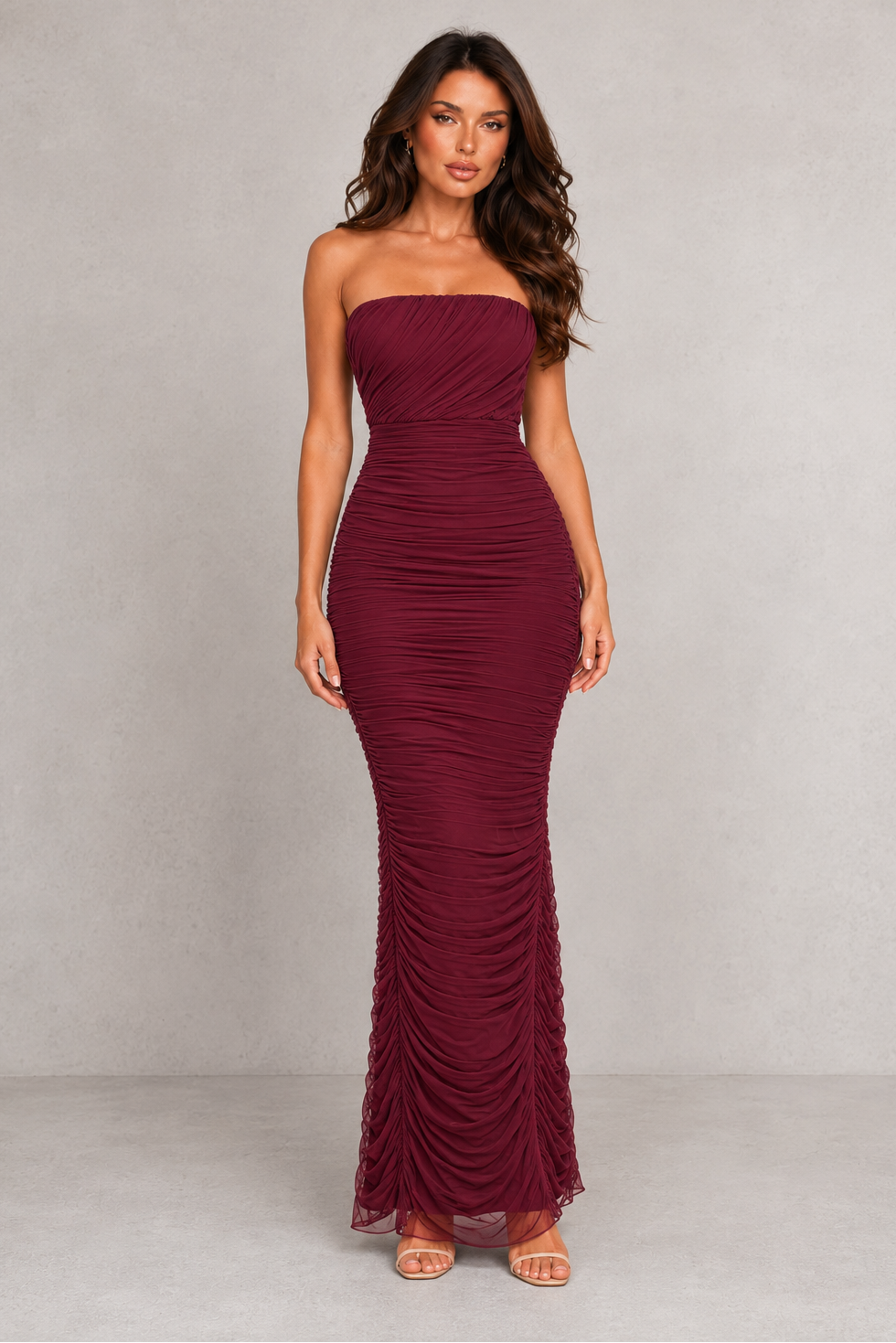Women’s Mesh Corset Maxi Dress – By Hayley