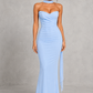 Women’s Mesh Corset Top with Draped Bust & Detachable Scarf for Party & Evening Wear
