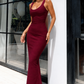 Women's Metallic Bandage Maxi Dress
