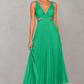 Women’s Pleated Midi Dress for Elegant Day & Occasion Wear