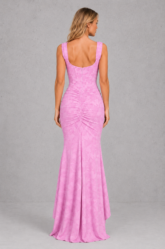 Women’s Ruched Waist Maxi Dress – By Hayley
