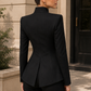 Women’s Sculpted Cut-Out Blazer with Tailored Silhouette