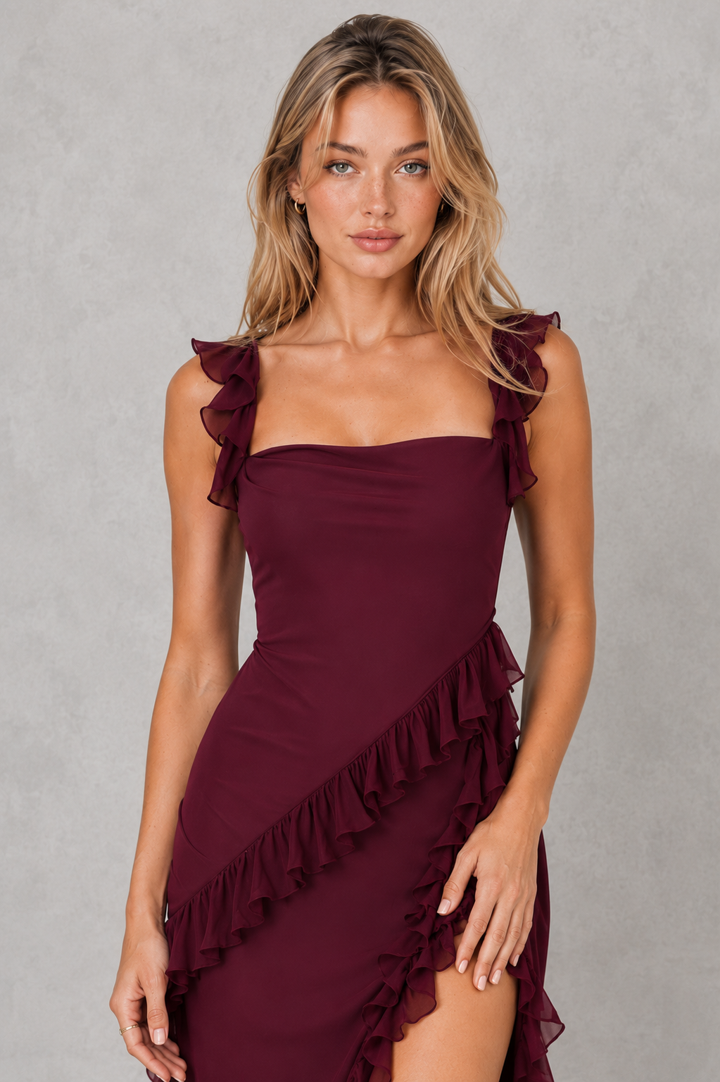 Women’s Split Detail Occasion Dress – By Hayley