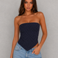 Women’s Strapless Polka Dot Corset Bustier Top