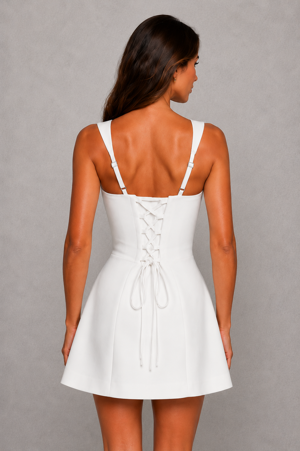 Women’s Structured Fit & Flare Mini Dress for Party & Evening Wear
