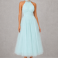 Women’s Tulle Maxi Dress for Wedding Party & Formal Occasion Wear