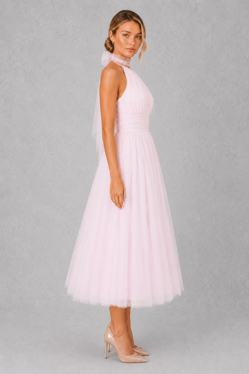 Women’s Tulle Maxi Dress for Wedding Party & Formal Occasion Wear