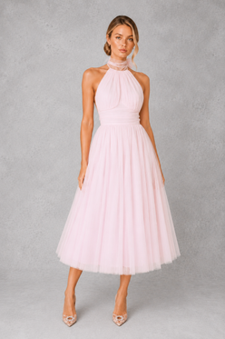 Women’s Tulle Maxi Dress for Wedding Party & Formal Occasion Wear