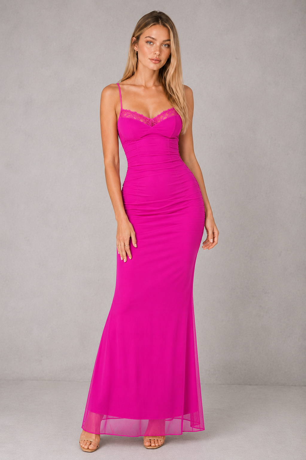 Women’s Underwired Lace Mesh Dress – By Hayley