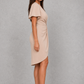 Women’s Wrap Midi Dress with V-Neck for Evening & Occasion Wear