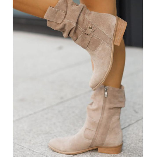 Greta – Casual Suede Ankle Boots