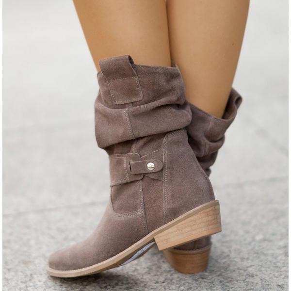 Greta – Casual Suede Ankle Boots