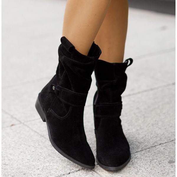Greta – Casual Suede Ankle Boots