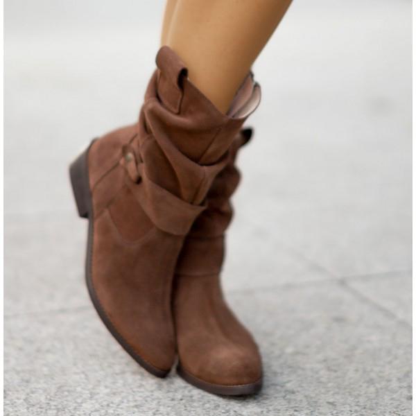 Greta – Casual Suede Ankle Boots