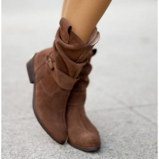 Greta – Casual Suede Ankle Boots