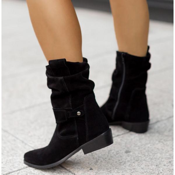 Greta – Casual Suede Ankle Boots