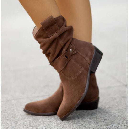 Greta – Casual Suede Ankle Boots