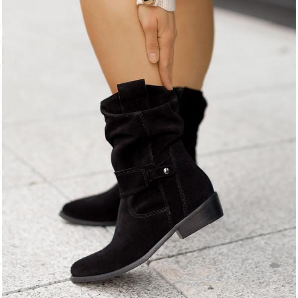 Greta – Casual Suede Ankle Boots