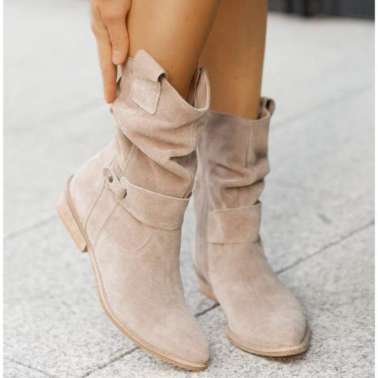Greta – Casual Suede Ankle Boots