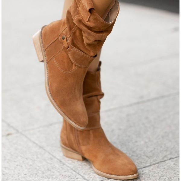 Greta – Casual Suede Ankle Boots