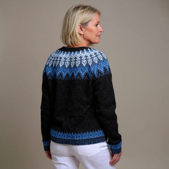 Helen | Vintage Handcrafted Icelandic Cardigan