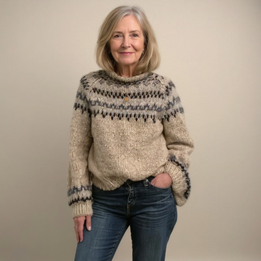 Ashley | Vintage Handcrafted Icelandic Cardigan
