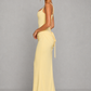 Women's Pleated Corset Maxi Dress - Wedding Guest Formal Evening Dress