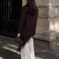 Women’s Double-Breasted Blazer with Vintage Button Detail