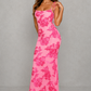 Women's Embroidered Floral Maxi Dress