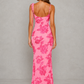 Women's Embroidered Floral Maxi Dress