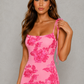 Women's Embroidered Floral Maxi Dress