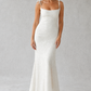 Women’s Floral Jacquard Maxi Dress with Cowl Neck for Wedding & Occasion Wear
