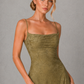 Women's Floral Lace Maxi Wedding Guest Dress - Formal Occasion Dress