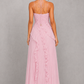 Women’s Halter Ruffle Maxi Dress with Open Back for Wedding & Occasion Wear