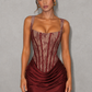 Women’s Lace Corset Mini Dress for Party & Special Occasion Wear