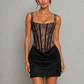 Women’s Lace Corset Mini Dress for Party & Special Occasion Wear