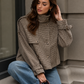 Women’s Plaid Button Jacket with Tailored Silhouette