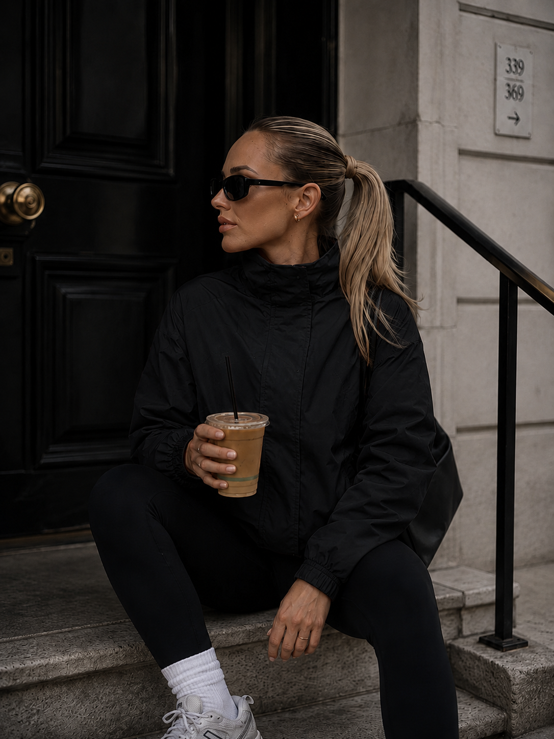 Women’s Red Turtleneck Zip-Up Jacket with Long Sleeves for Casual & Streetwear