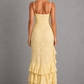 Women's Lace High Split Maxi Dress