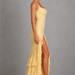 Women's Lace High Split Maxi Dress